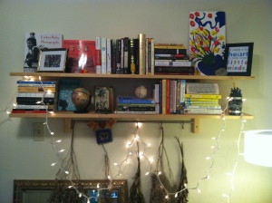 IKEA bookshelves upclose
